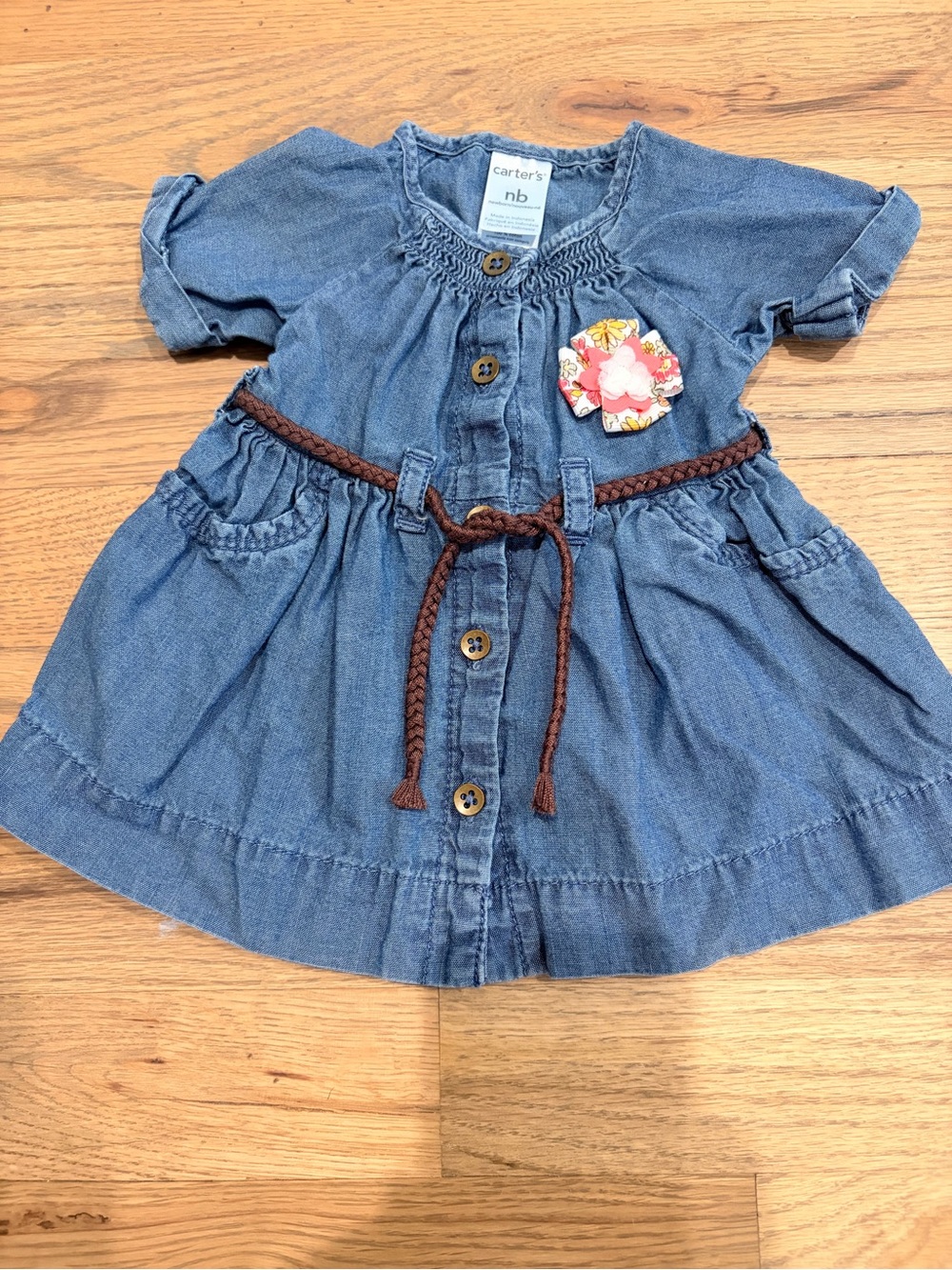 Carter’s baby girl denim dress
